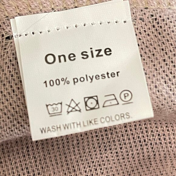 UNBRANDED Lightweight Soft & Cozy Aztec Print Poncho Wrap, O/S - Picture 7 of 8